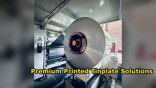 Premium Printed Tinplate Coil for High Speed Packaging