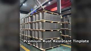 Industrial Tinplate Sheet for Chemical and Food Packaging