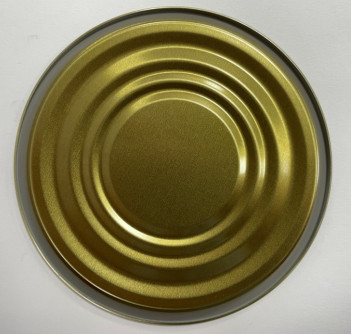 Silver Gold Organosol Paste Tinplate Metal Cans Lid Bottom Cover Tin Lid