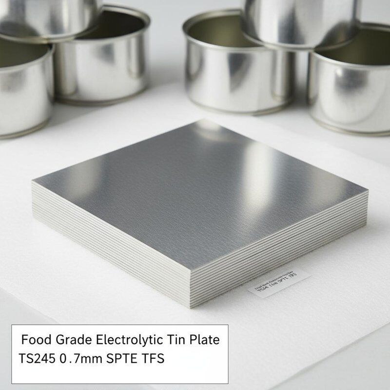 Food Grade Electrolytic Tin Plate with Bright Surface TS245 0.17mm SPTE TFS for Food Cans