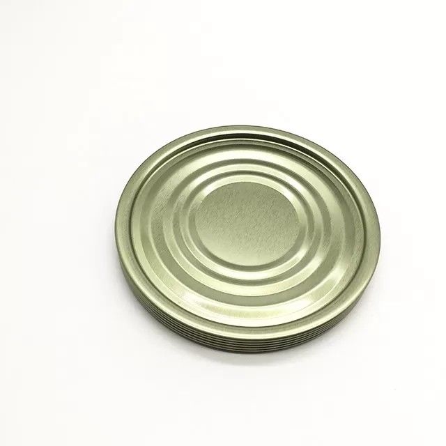 Cookies Canned SPCC Tinplate Lid 0.15mm With BA CA Temper 200# 300# TIN LID