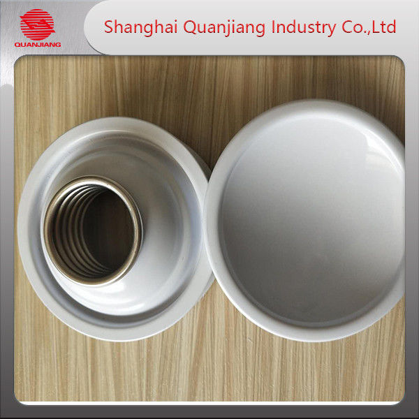 SPTE Aerosol Cone Tinplate Lid Dome Bottoms For Aerosol Tin Can Non Spill Cover