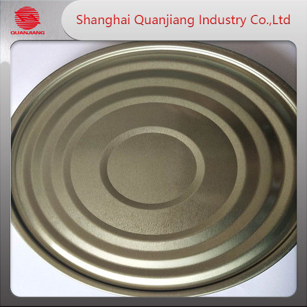 307# 83mm golden lacquer organosol paste  tinplate metal cans lid bottom cover tin lid