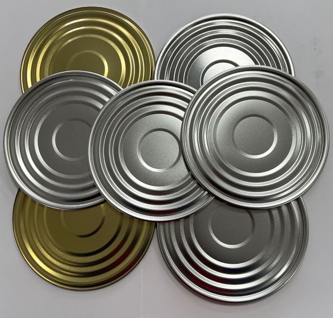 Food Packing Tinplate Tin Can Lids 153mm Diameter Tin Bottom